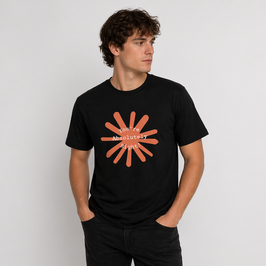 Gen AI Black Oversized Classic T-Shirt