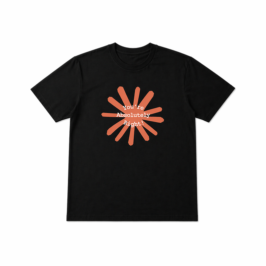 Gen AI Black Oversized Classic T-Shirt