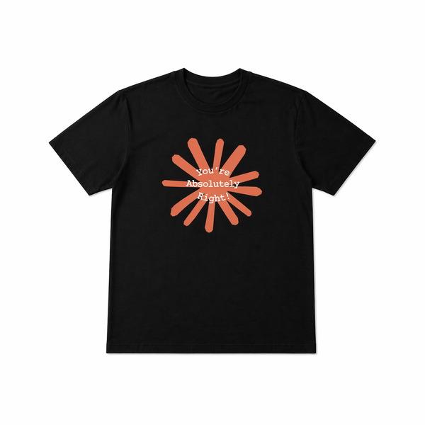 Gen AI Black Oversized Classic T-Shirt